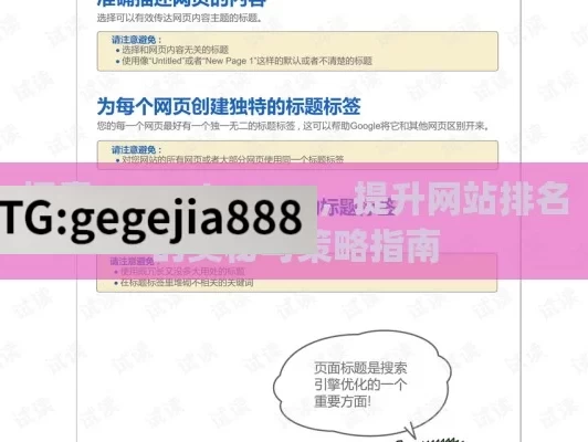 探索 Google SEO，提升网站排名的奥秘与策略指南